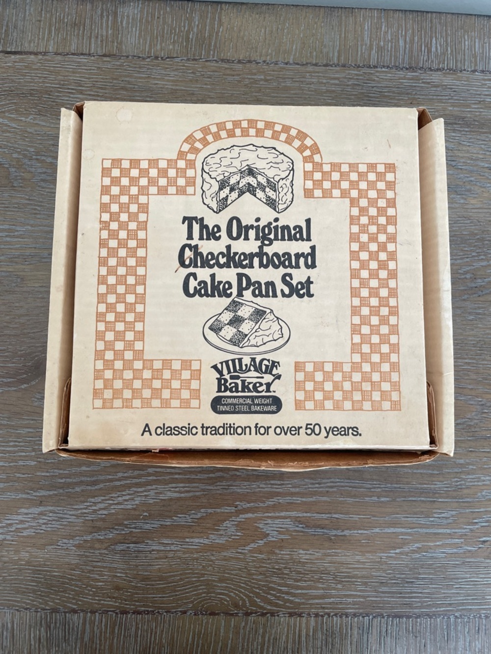Village Baker The Original Checkerboard Cake Pan Set